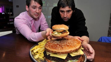 La hamburguesa más grande de Gran Bretaña