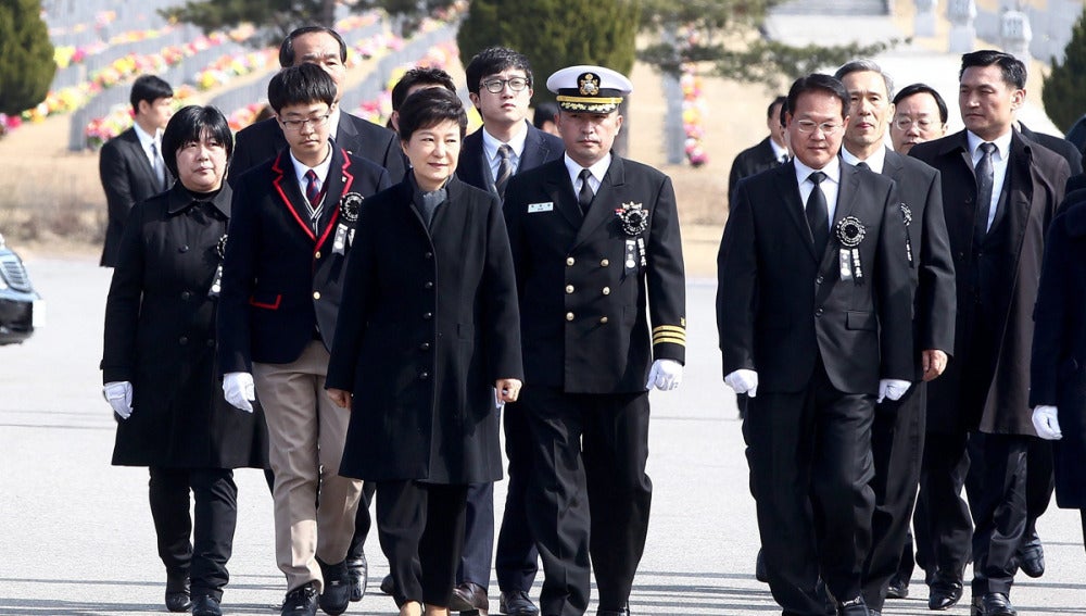 Park Geun-hye, presidenta de Corea del Sur