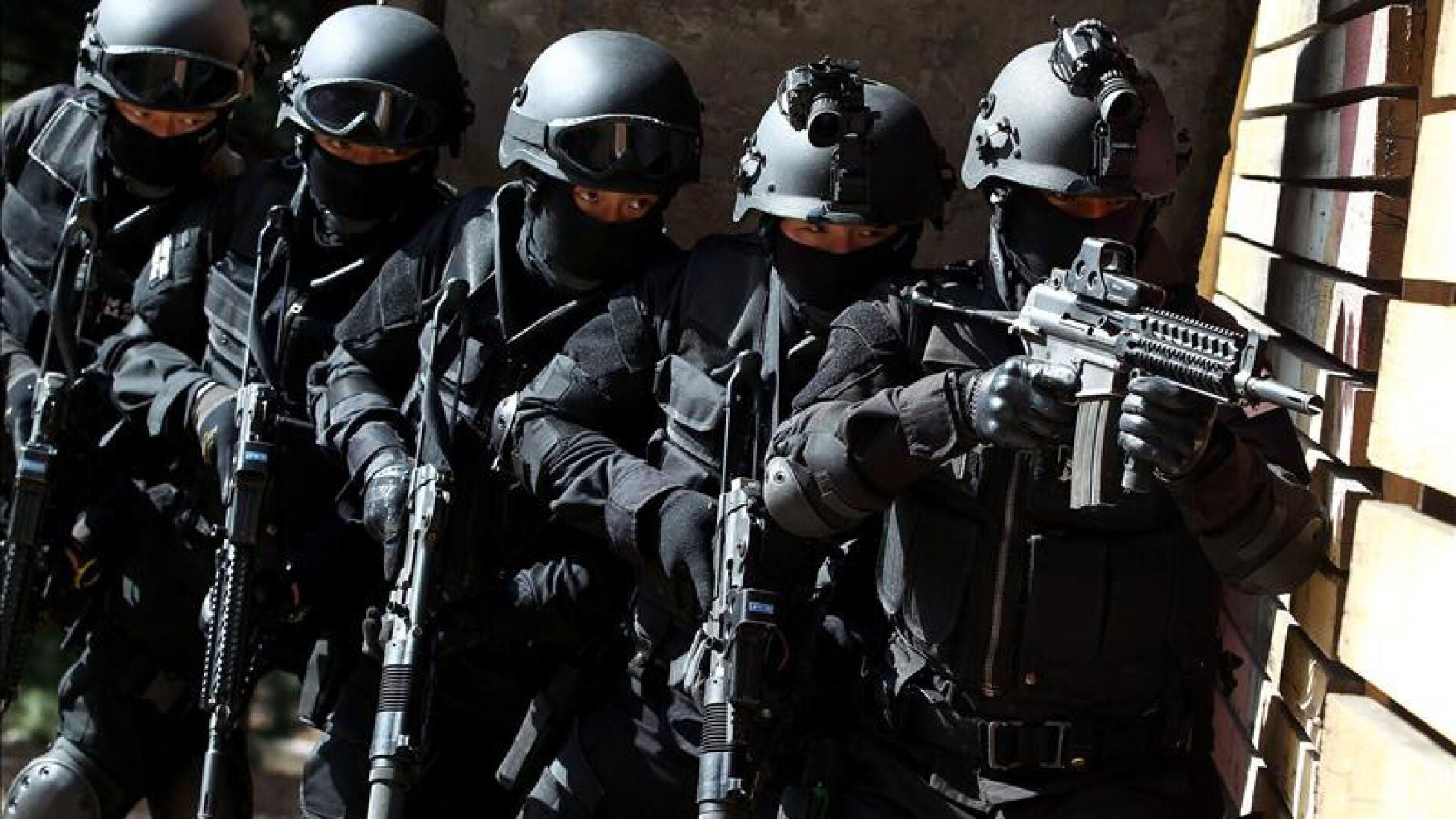 Fuerzas especiales surcoreanas.
