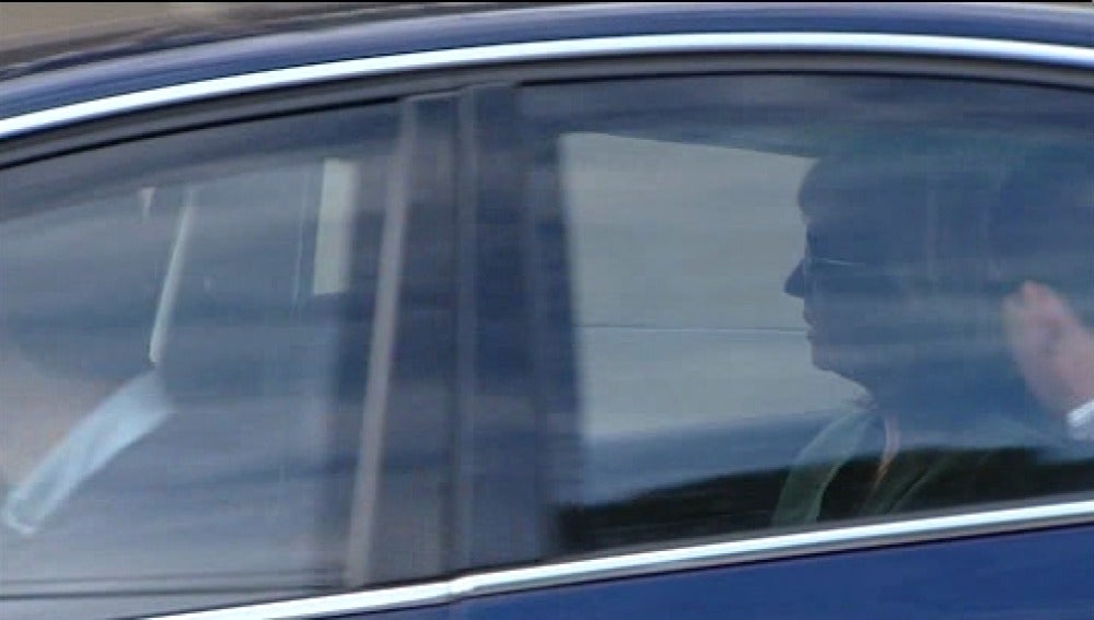 La infanta Cristina saliendo de su domicilio