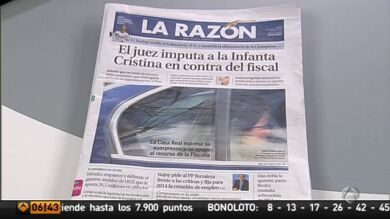 La infanta Cristina, protagonista de las portadas de los diarios españoles