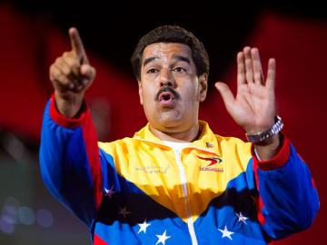 Nicolás Maduro en un acto en Venezuela