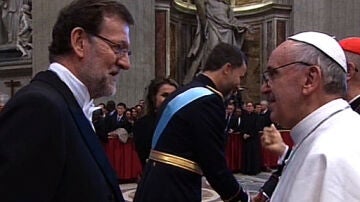 Mariano Rajoy y el Papa Francisco