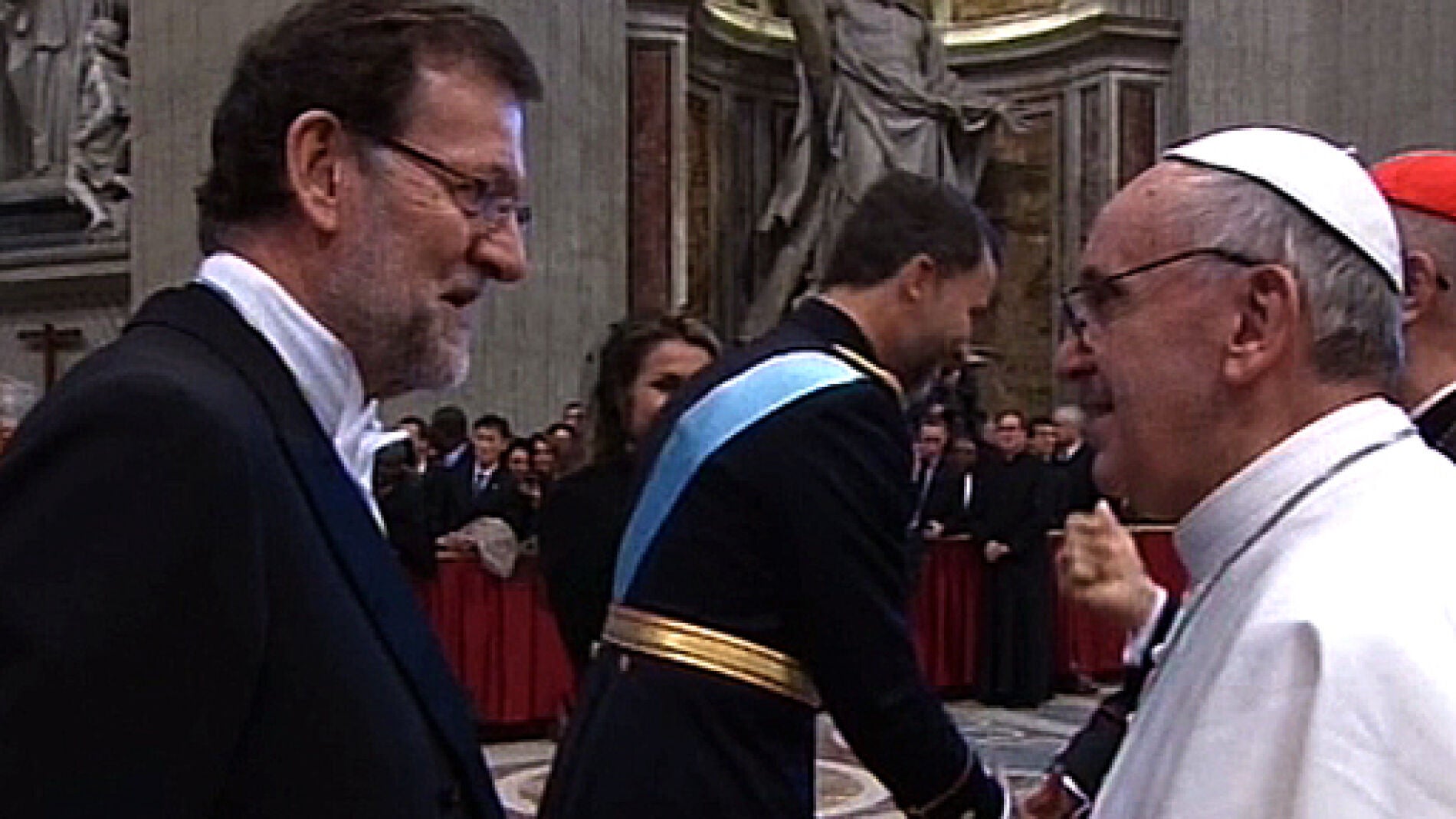 Mariano Rajoy y el Papa Francisco