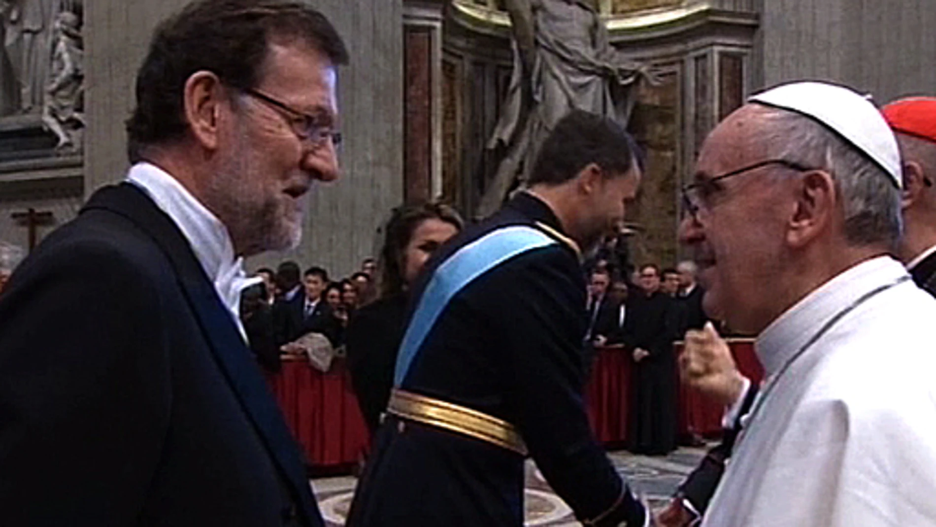 Mariano Rajoy y el Papa Francisco Mariano Rajoy y el Papa Francisco