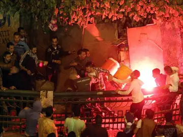44 heridos en choques entre policia y manifestantes en Egipto 44 heridos en choques entre policia y manifestantes en Egipto