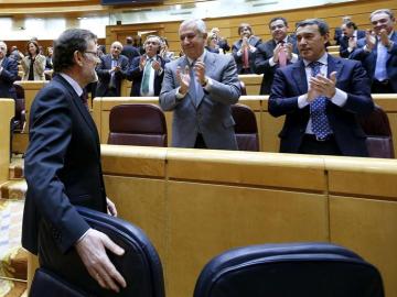Rajoy, en el Pleno del Senado