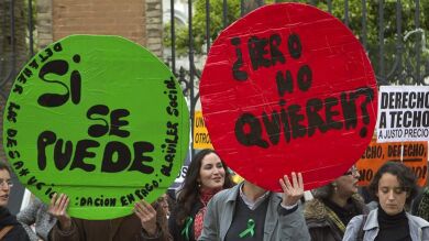 La PAH anuncia el fin de la campaña de escraches a políticos tras concluir la tramitación de la ley