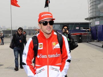 Fernando Alonso llega a China