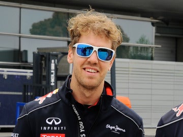 Sebastian Vettel en Shanghái