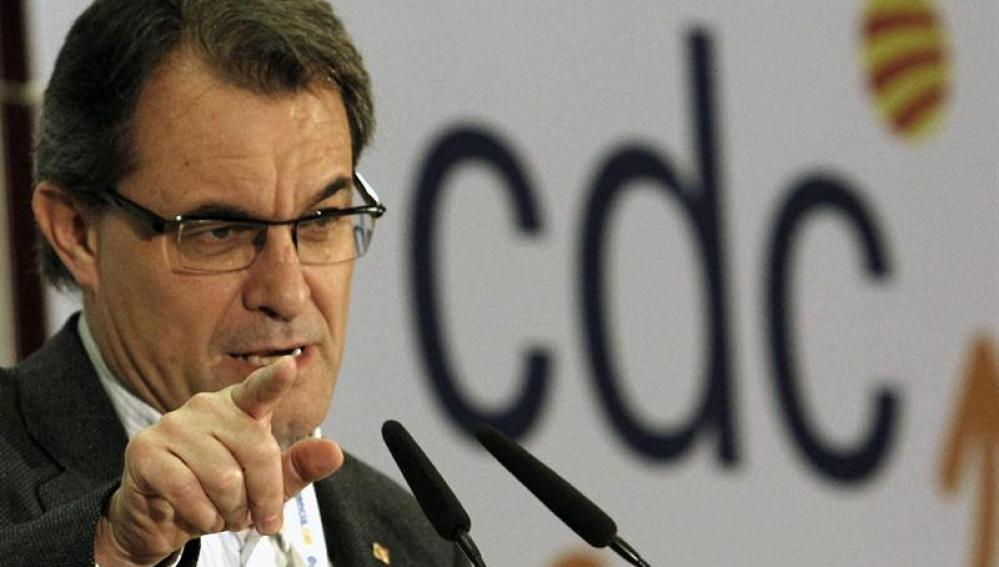 Artur Mas en el Consejo Nacional de CDC