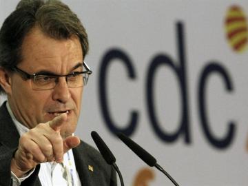 Artur Mas en el Consejo Nacional de CDC