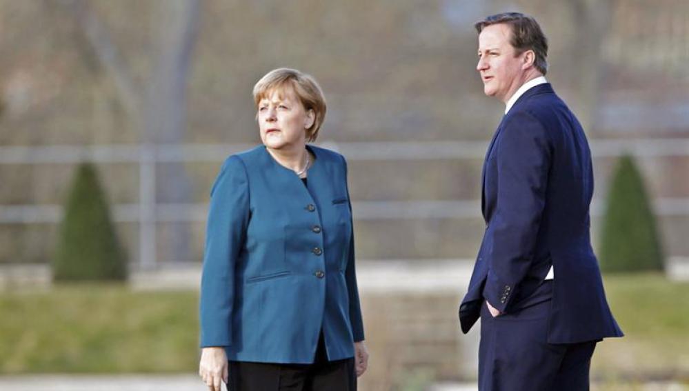 Reunión entre Angela Merkel y David Cameron