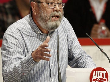 Cándido Méndez en el discurso de apertura del Congreso confederal de UGT