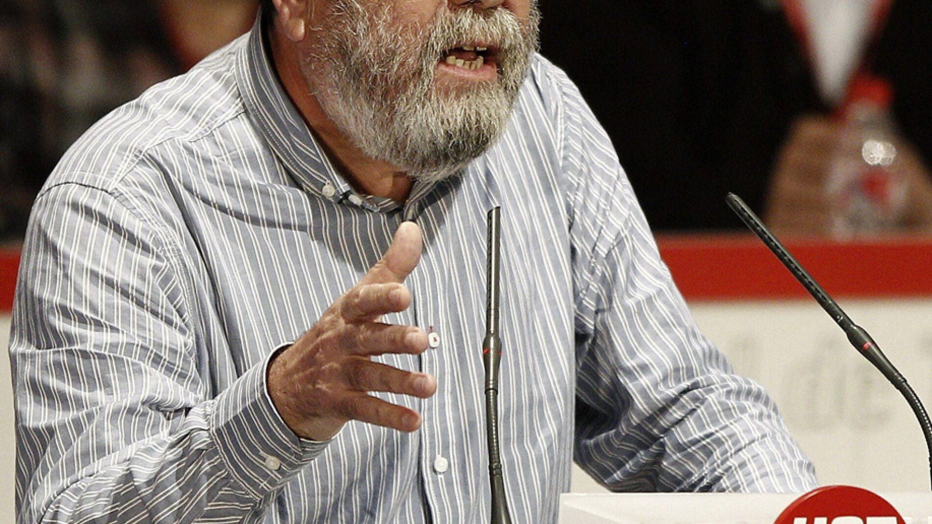 C&aacute;ndido M&eacute;ndez en el discurso de apertura del Congreso confederal de UGT