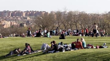 Día de parque en Madrid