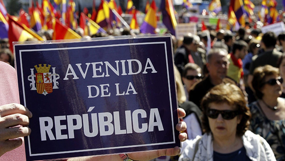 Manifestación por la República en Madrid