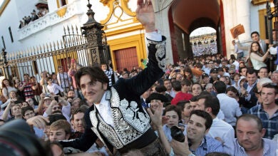 Diego Ventura abre la 'Puerta del Príncipe' en su encerrona en solitario
