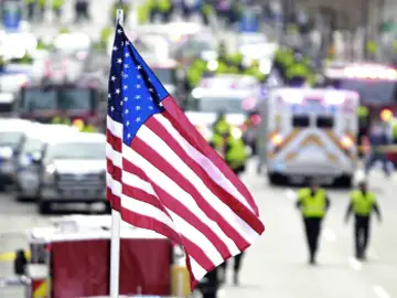 Una bandera de EEUU Una bandera de EEUU