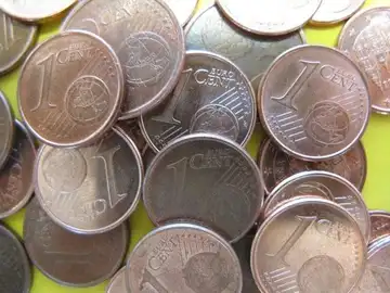 Monedas de 1 céntimo Monedas de 1 céntimo