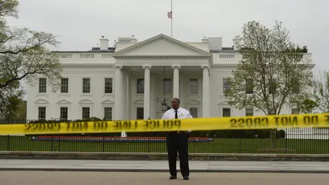 La Casa Blanca, acordonada La Casa Blanca, acordonada