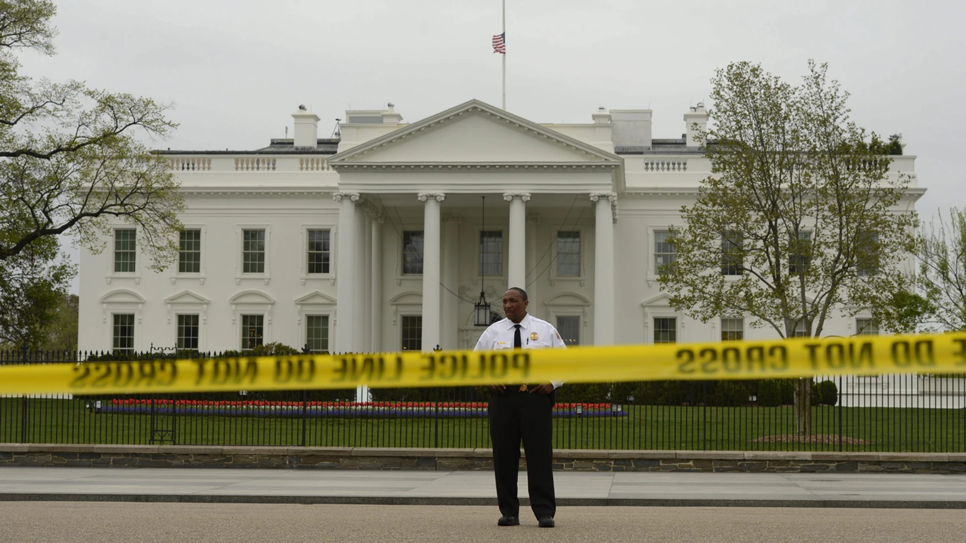 La Casa Blanca, acordonada La Casa Blanca, acordonada