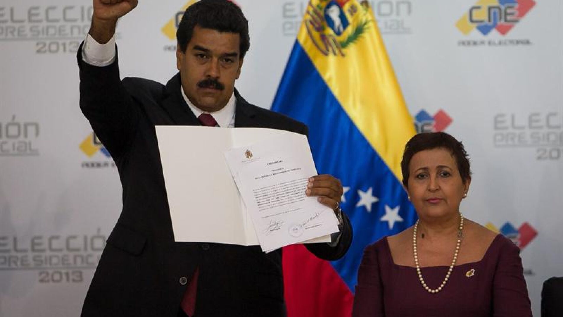 Nicol&aacute;s Maduro, presidente electo de Venezuela