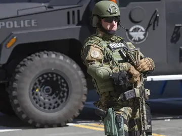 Un militar estadounidense Un militar estadounidense