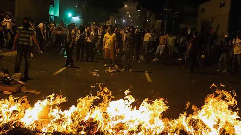 Protesta callejera en Caracas contra Maduro Protesta callejera en Caracas contra Maduro