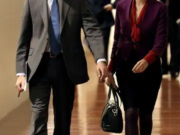 La secretaria general del PP, María Dolores de Cospedal, junto al portavoz del Grupo Popular en el Congreso, Alfonso Alonso La secretaria general del PP, María Dolores de Cospedal, junto al portavoz del Grupo Popular en el Congreso, Alfonso Alonso