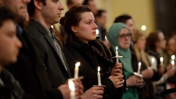 Homenaje a las víctimas del atentado de Boston
