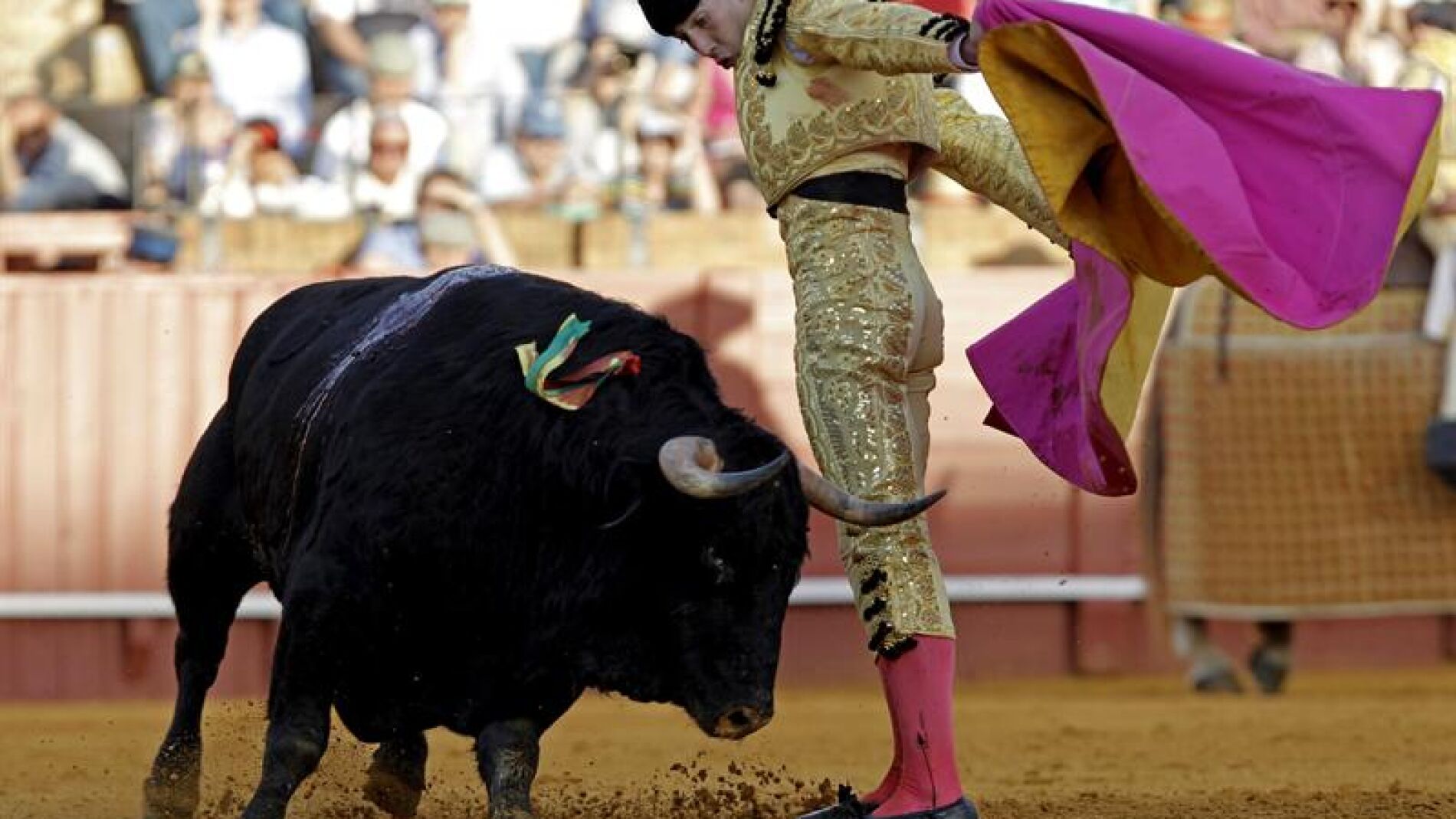 El diestro Jim&eacute;nez Fortes en un quite