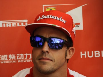 Alonso en rueda de prensa