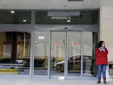 Acceso a urgencias de un hospital de León Acceso a urgencias de un hospital de León