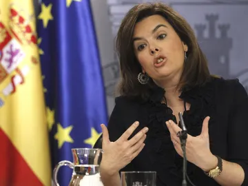 Soraya Sáenz de Santamaría, tras el consejo de ministros Soraya Sáenz de Santamaría, tras el consejo de ministros
