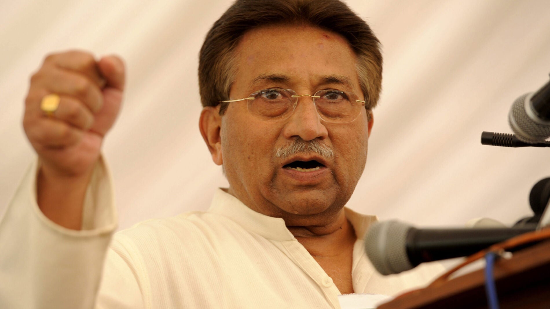 El expresidente golpista de Pakist&aacute;n, Pervez Musharraf 