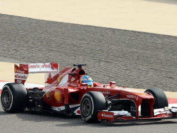 El F138 de Alonso en Sakhir