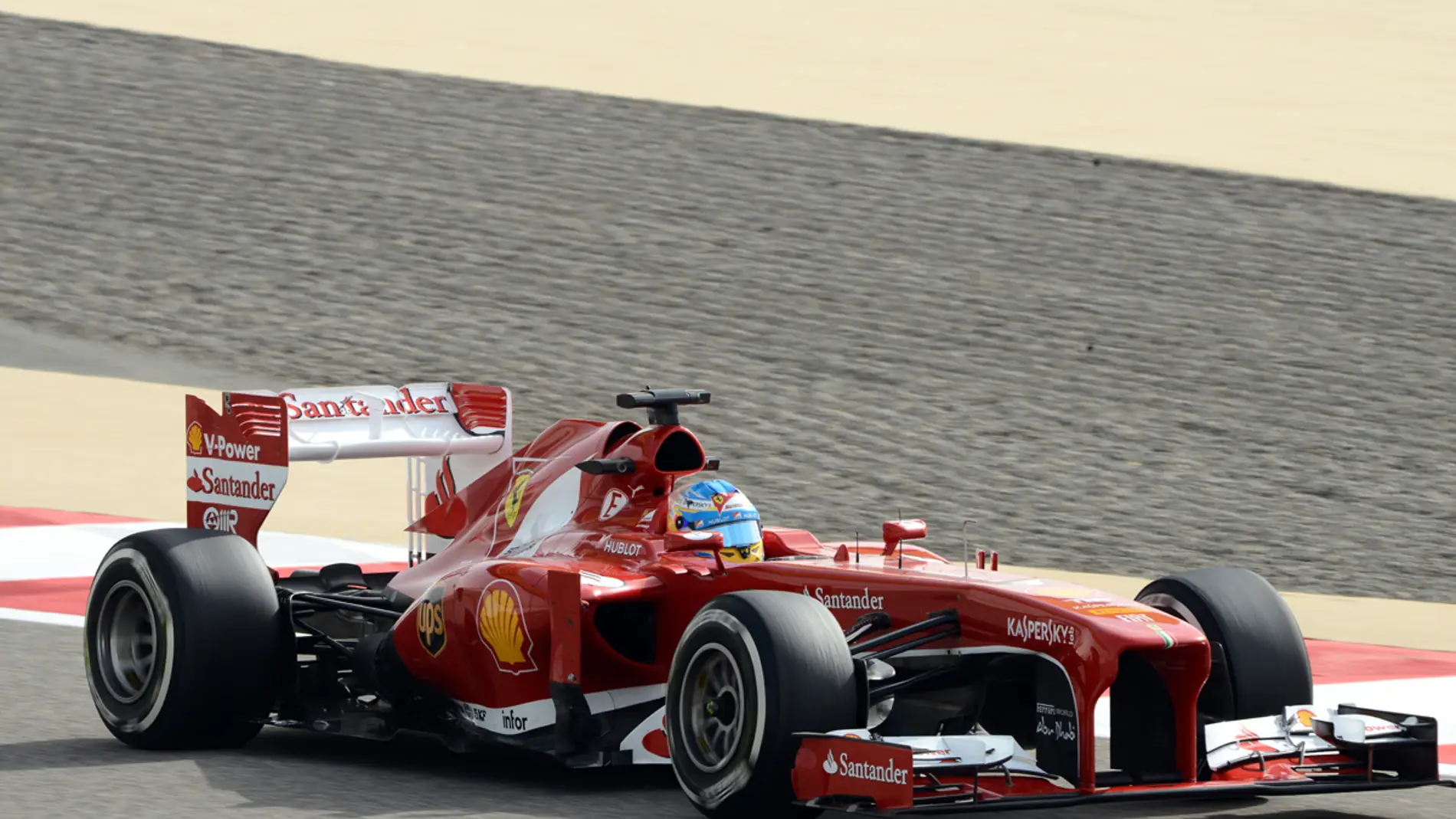 El F138 de Alonso en Sakhir