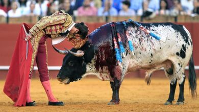 Lucida corrida de 'farolillos' de Padilla y 'El Fandi'