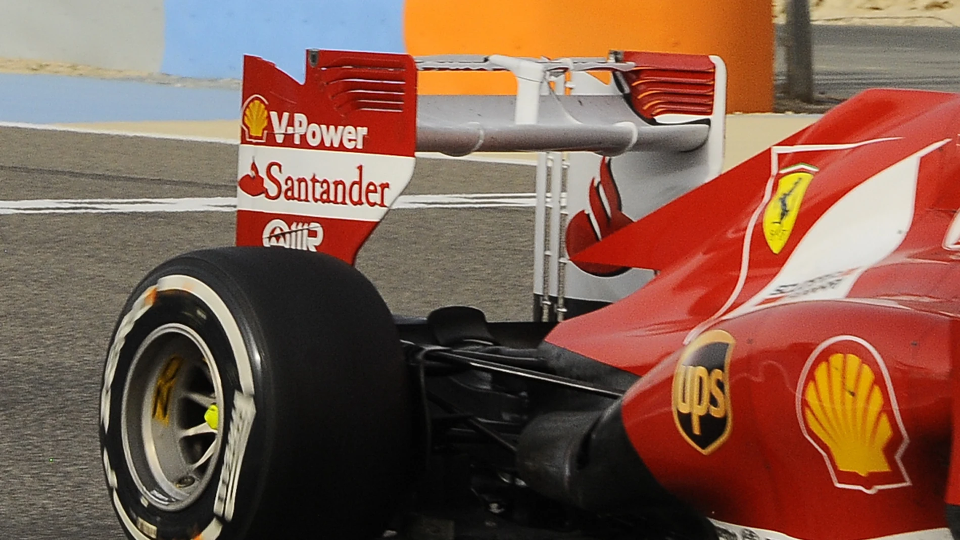 El DRS de Alonso, dañado