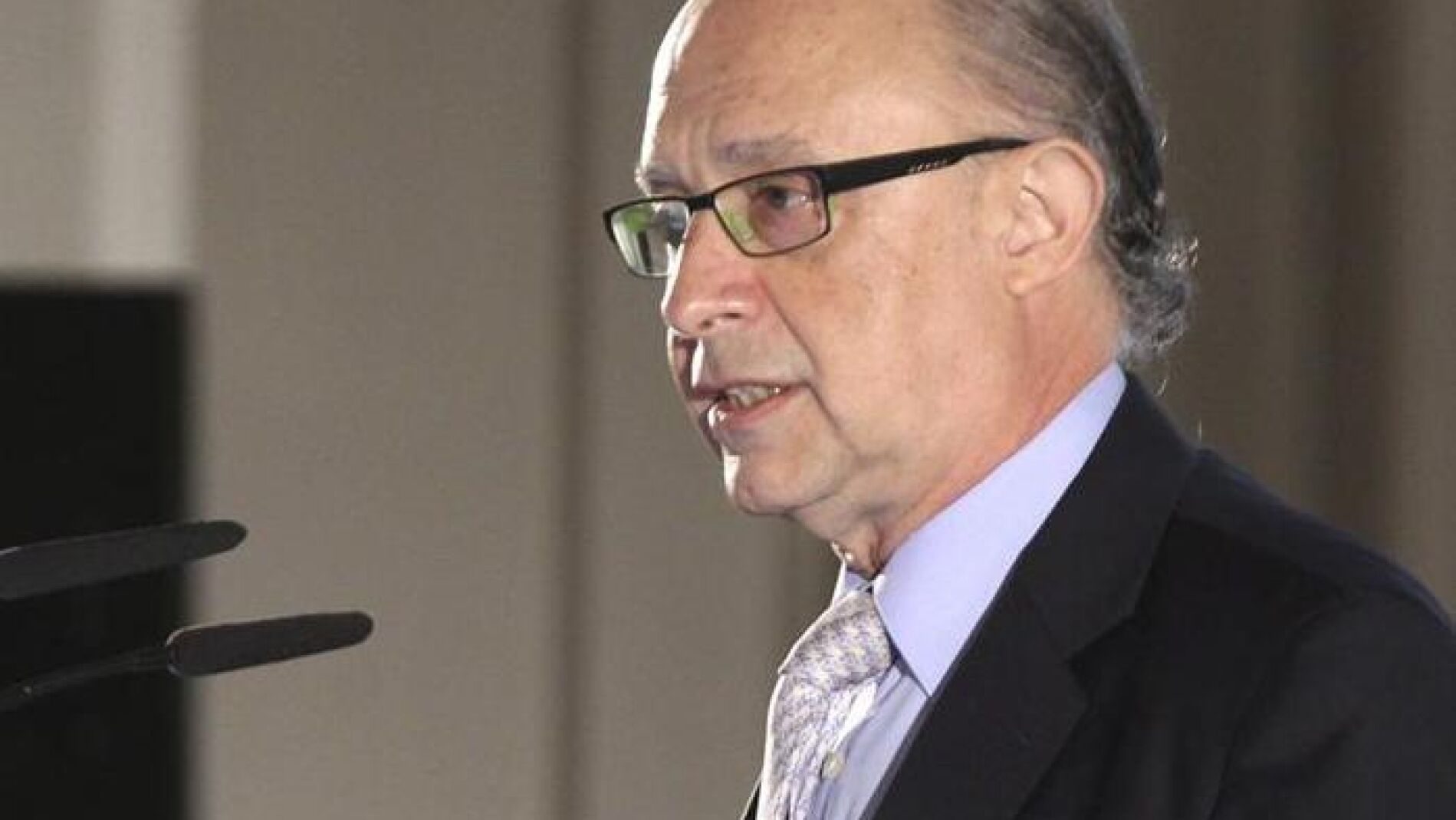 El ministro de Hacienda y Administraciones P&uacute;blicas, Crist&oacute;bal Montoro