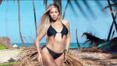 Beyonce avanza un tema de su nuevo disco para promocionar un catálogo de ropa