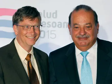 Bill Gates y Carlos Slim Bill Gates y Carlos Slim