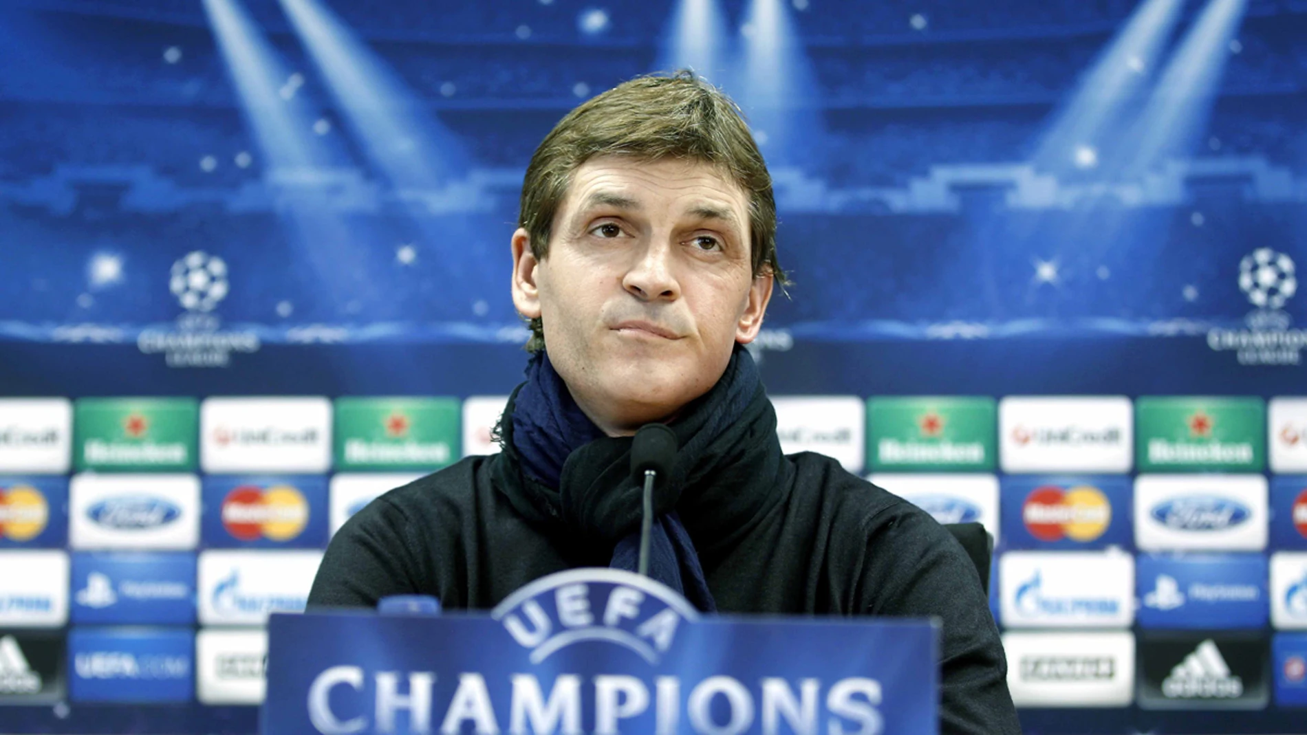 Tito Vilanova, en rueda de prensa Tito Vilanova, en rueda de prensa