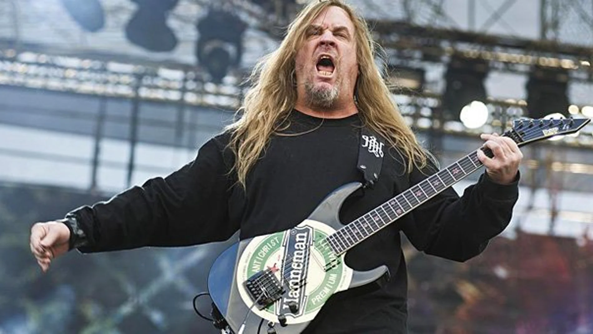 El guitarrista Jeff Hanneman El guitarrista Jeff Hanneman