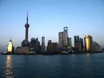 Zona financiera de Shangai