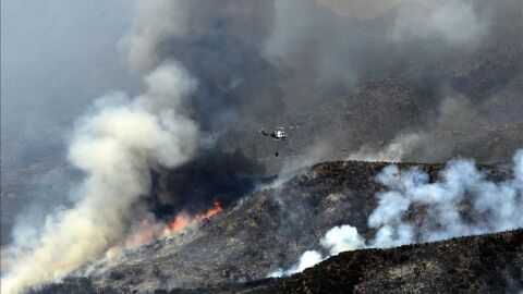 Incendio en el sur de California 