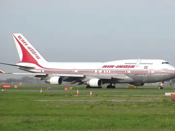 Un avión de Air India Un avión de Air India