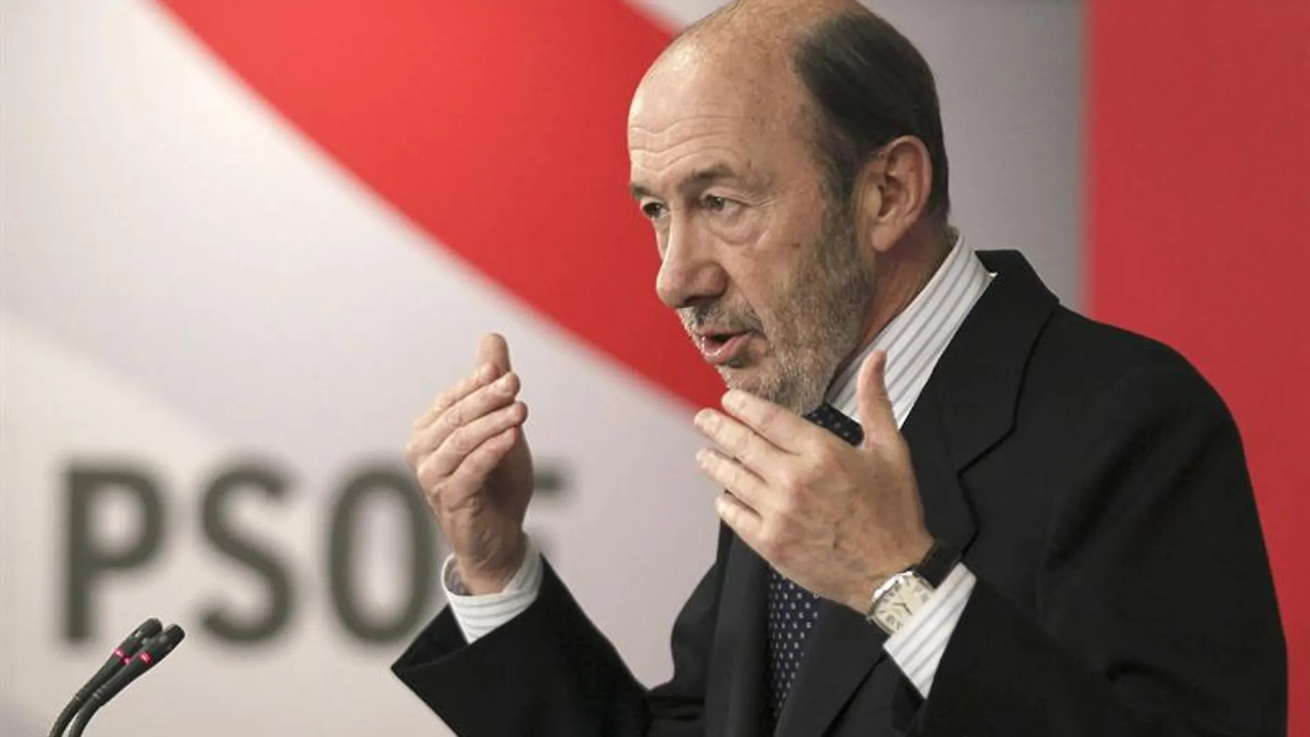 Alfredo Pérez Rubalcaba, líder del PSOE. Alfredo Pérez Rubalcaba, líder del PSOE.