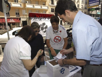 Votaciones en el Hospital de la Princesa